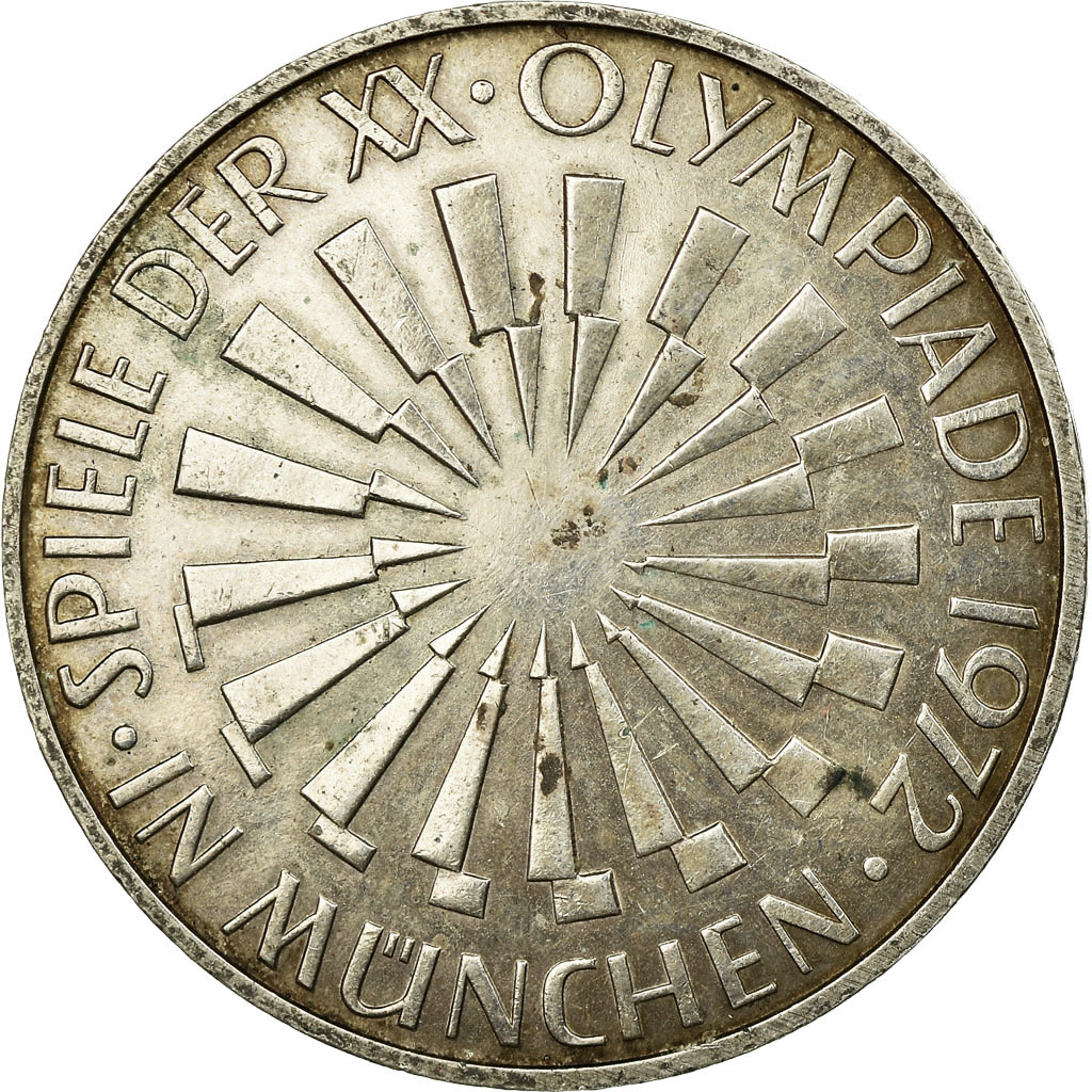 Coin, GERMANY - FEDERAL REPUBLIC, 10 Mark, 1972, Munich, , Silver