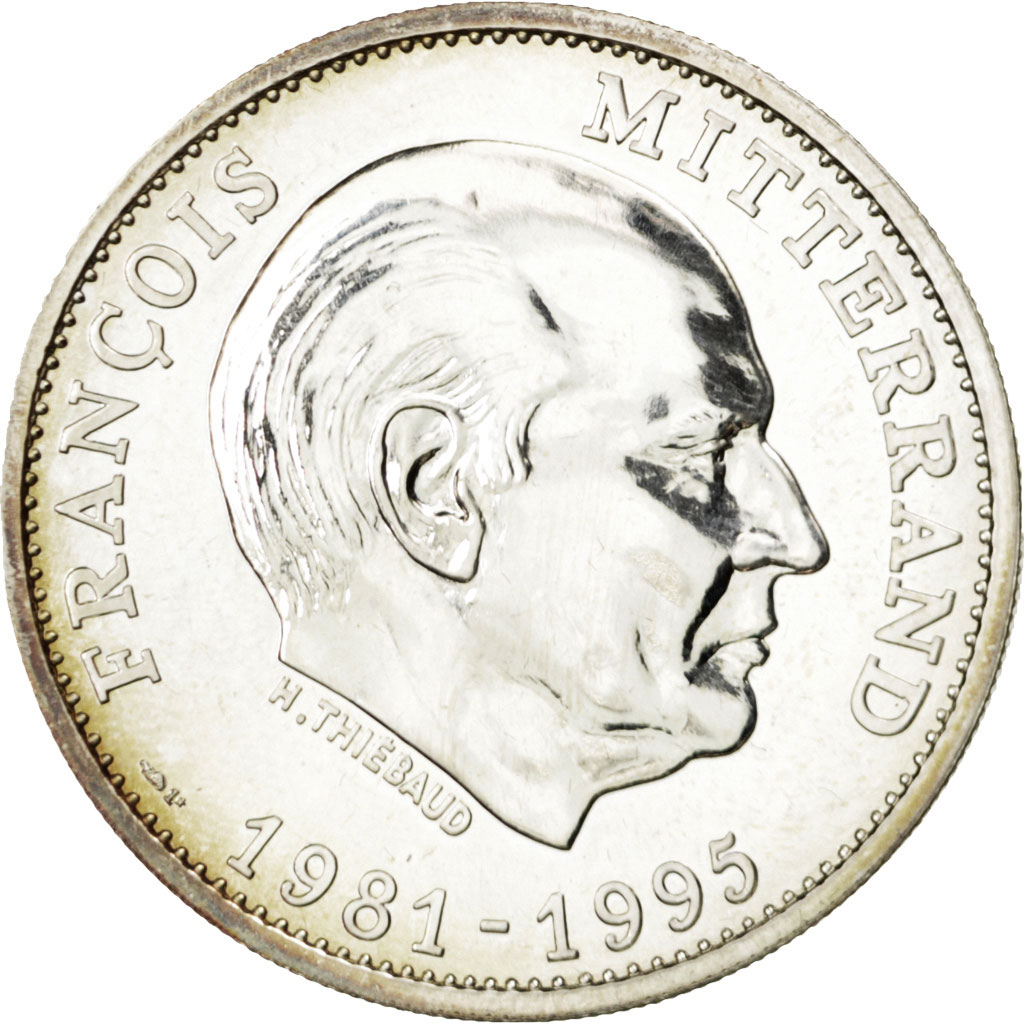 France, Medal, French Fifth Republic, History, Thiébaud, , Silver