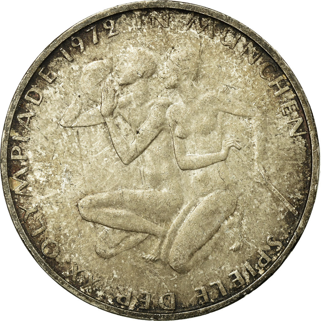 Coin, GERMANY - FEDERAL REPUBLIC, 10 Mark, 1972, Munich, , Silver