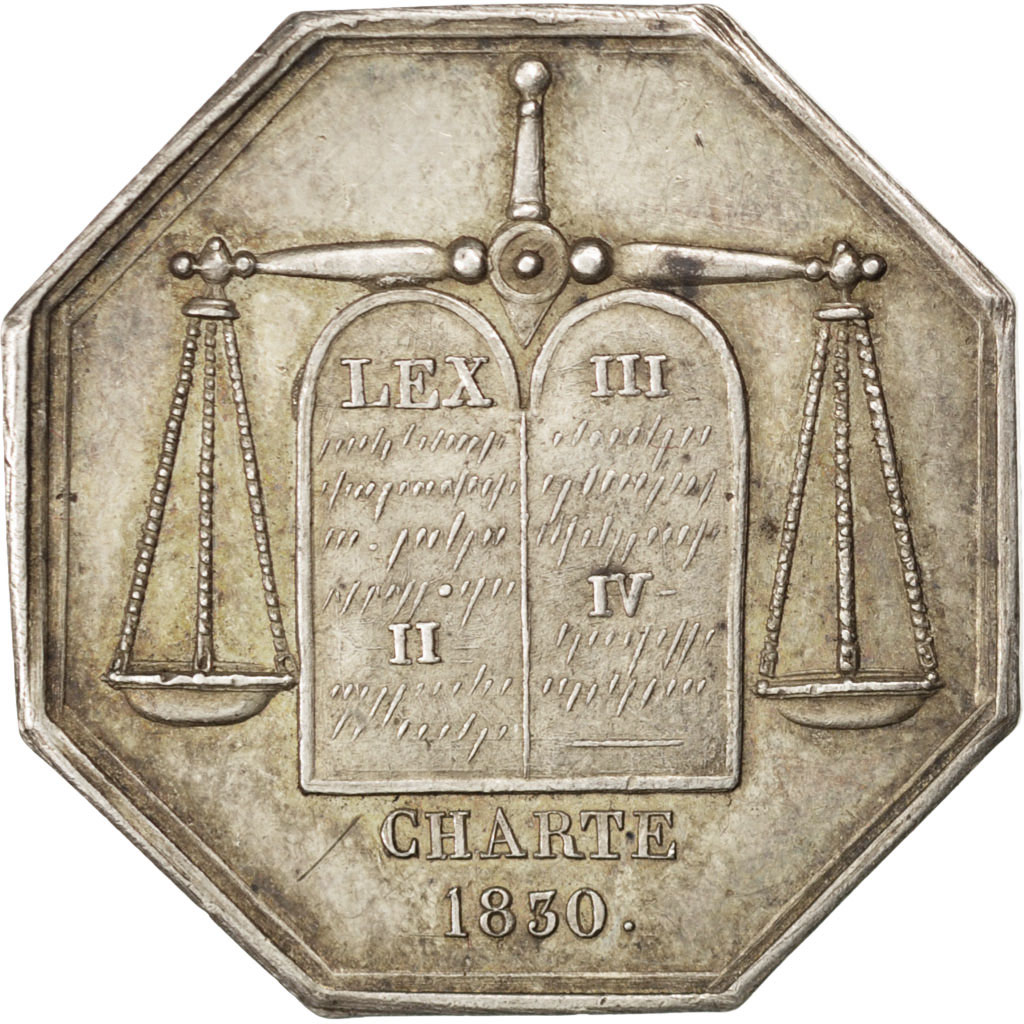 Frankrijk, Token, Notary, ZF+, Zilver