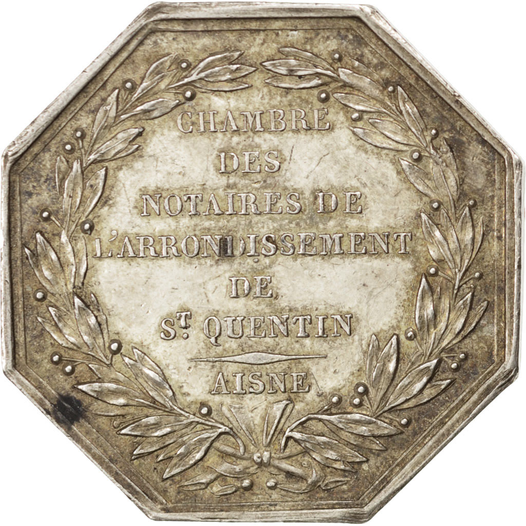 Frankrijk, Token, Notary, ZF+, Zilver