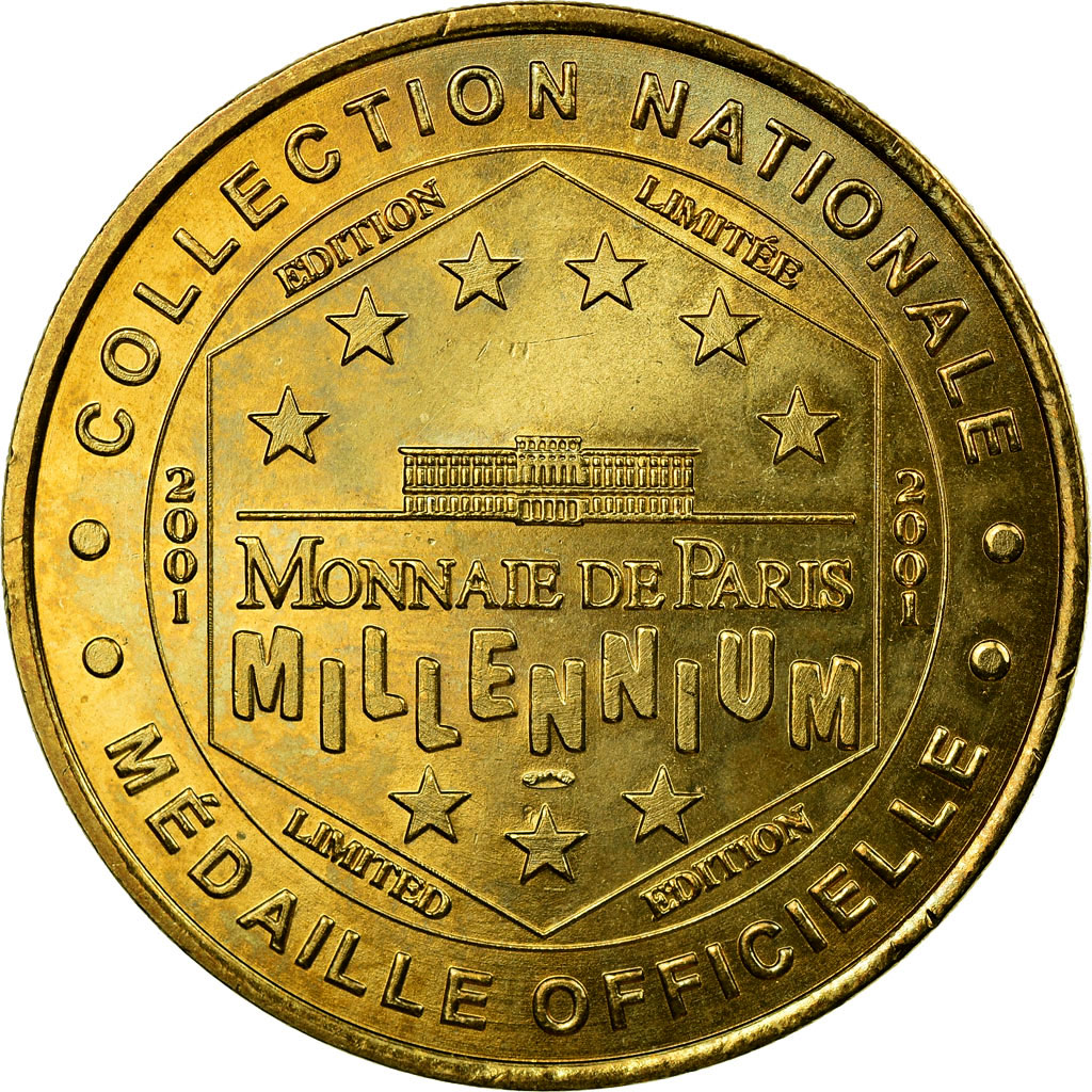 France, Token, Tourist Token, le Mont-Saint-Michel - Vue générale n°1, Arts &