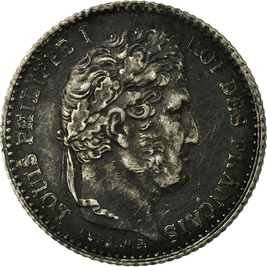 Coin, France, Louis-Philippe, 25 Centimes, 1845, Rouen, , Silver