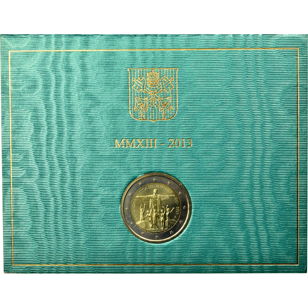 Vatikan, 2 Euro, 2013, 28ème journée mondiale de la Jeunesse, STGL, KM:446