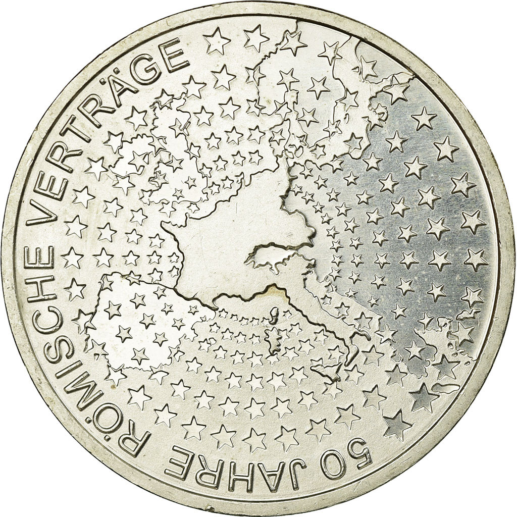 GERMANY - FEDERAL REPUBLIC, 10 Euro, 2007, , Silver, KM:264
