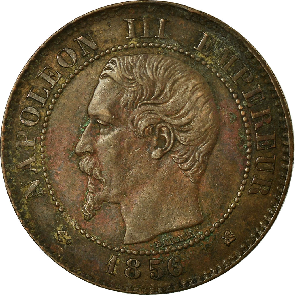 Coin, France, Napoleon III, Napoléon III, 2 Centimes, 1856, Bordeaux