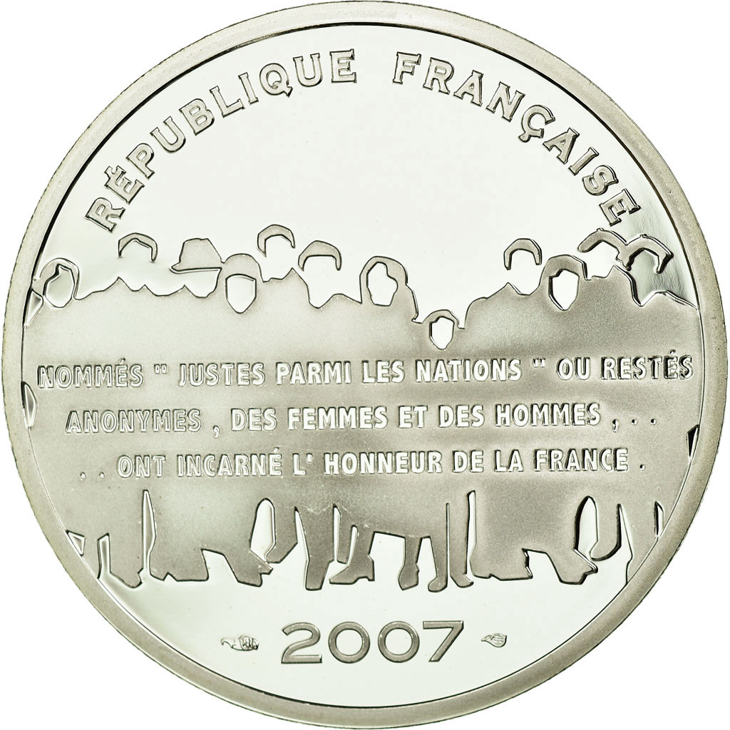 France, 15 Euro, Le Panthéon, 2007, BE, , Silver, KM:A1450