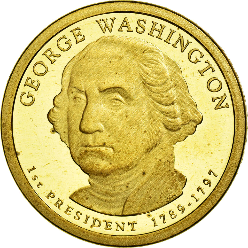 Coin, United States, Dollar, 2007, U.S. Mint, Washington,