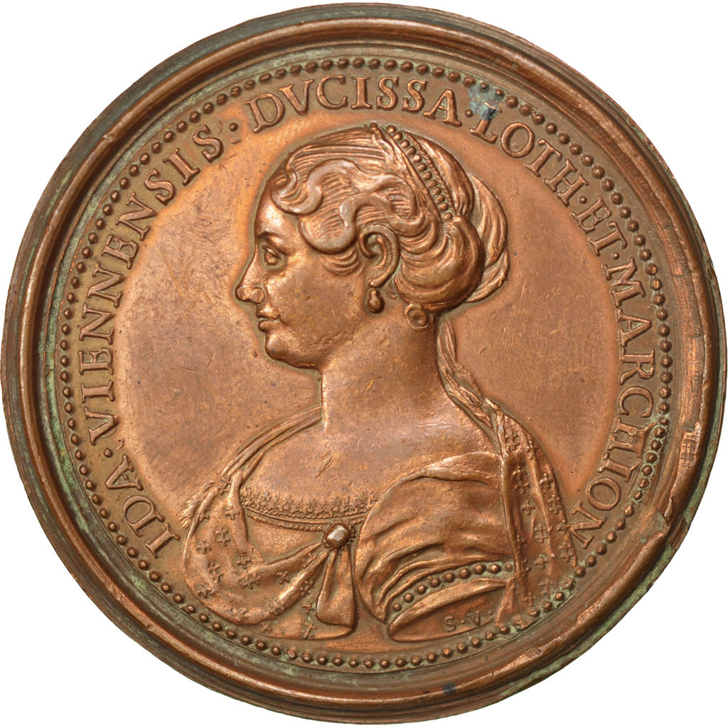 France, Medal, Louis VII, History, , Bronze