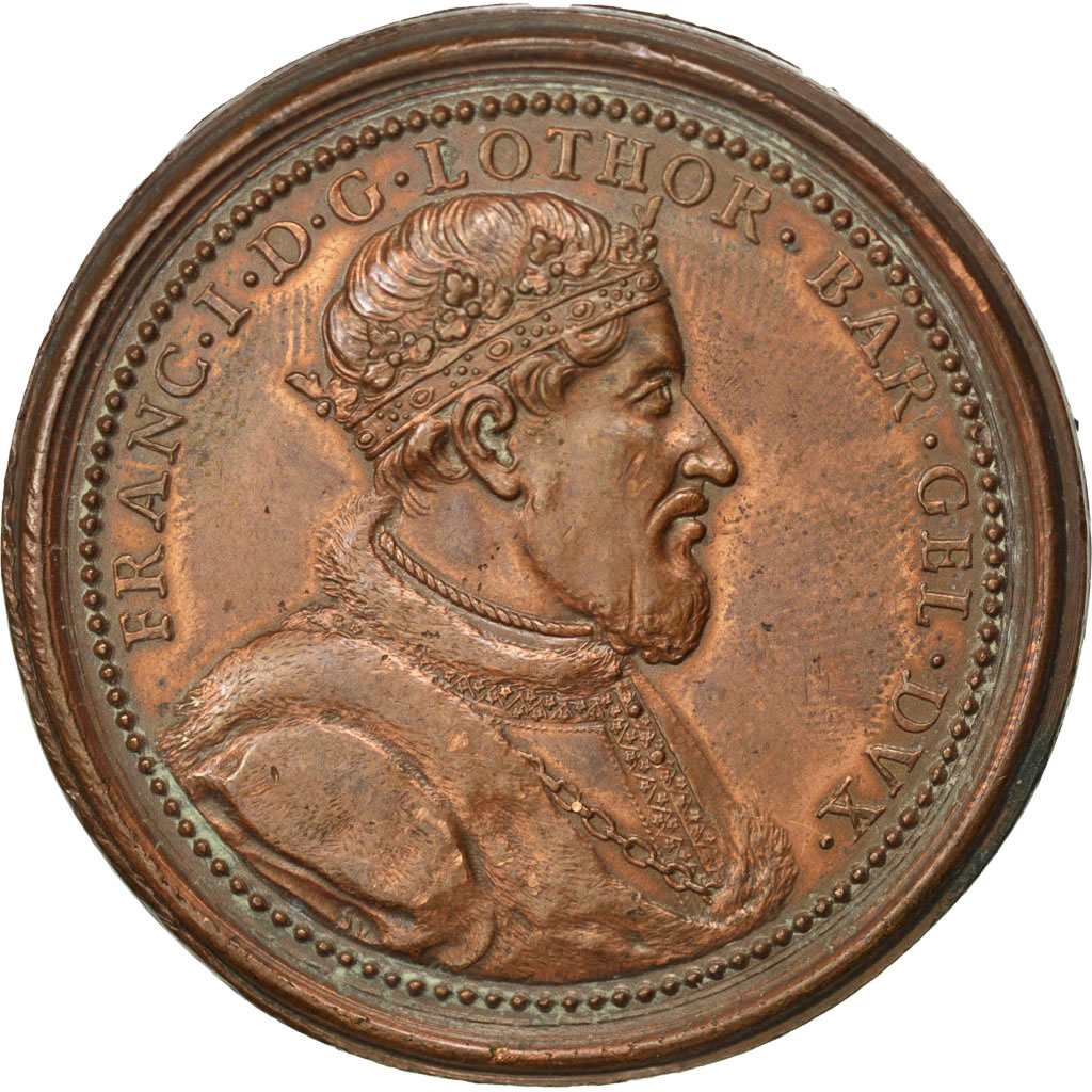 Frankrijk, Medaille, Francis I of Lorraine & Christina of Denmark, 18th century