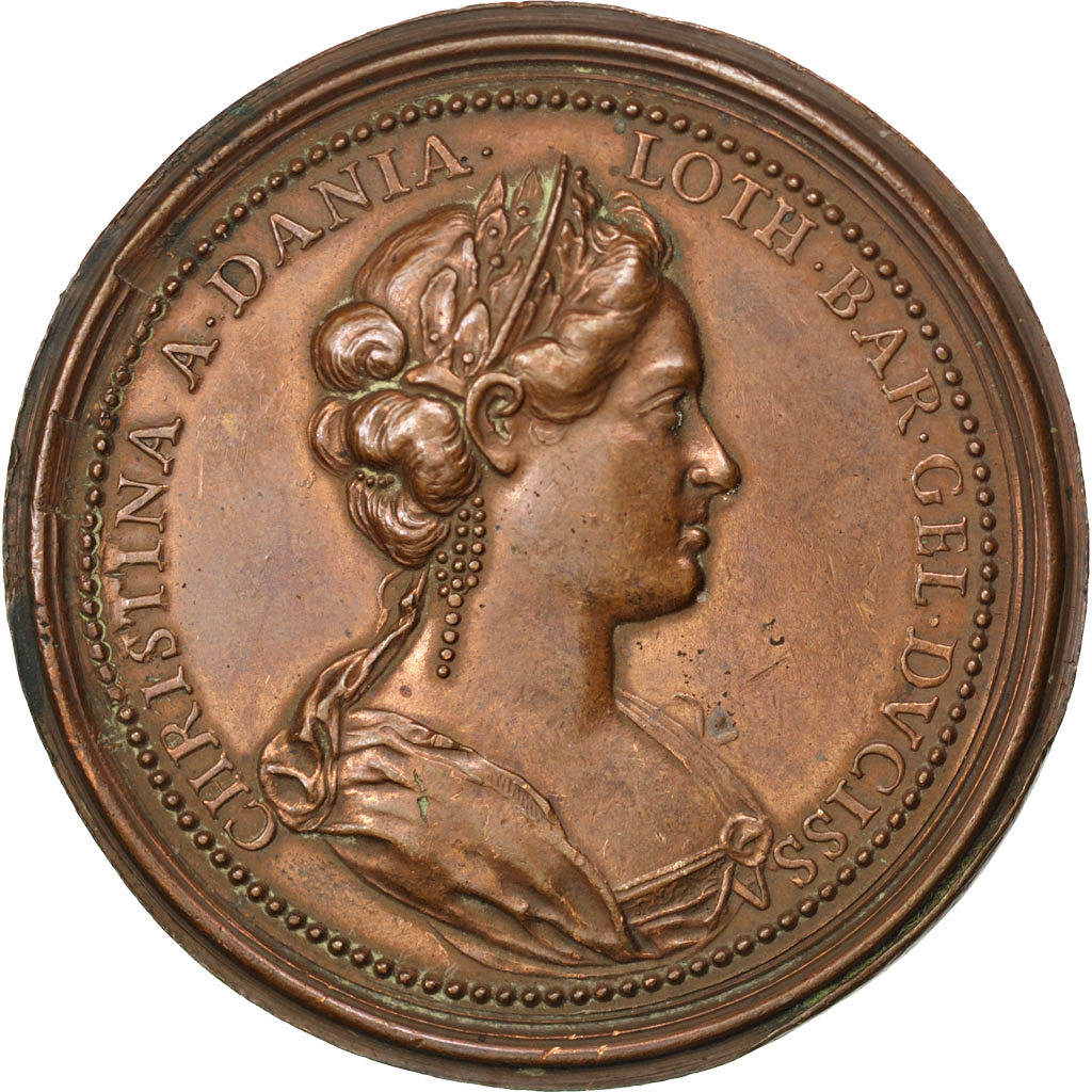 Frankrijk, Medaille, Francis I of Lorraine & Christina of Denmark, 18th century