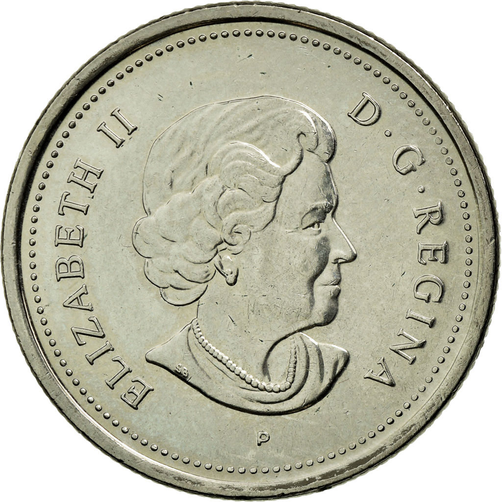 Coin, Canada, Elizabeth II, 25 Cents, 2005, Royal Canadian Mint,