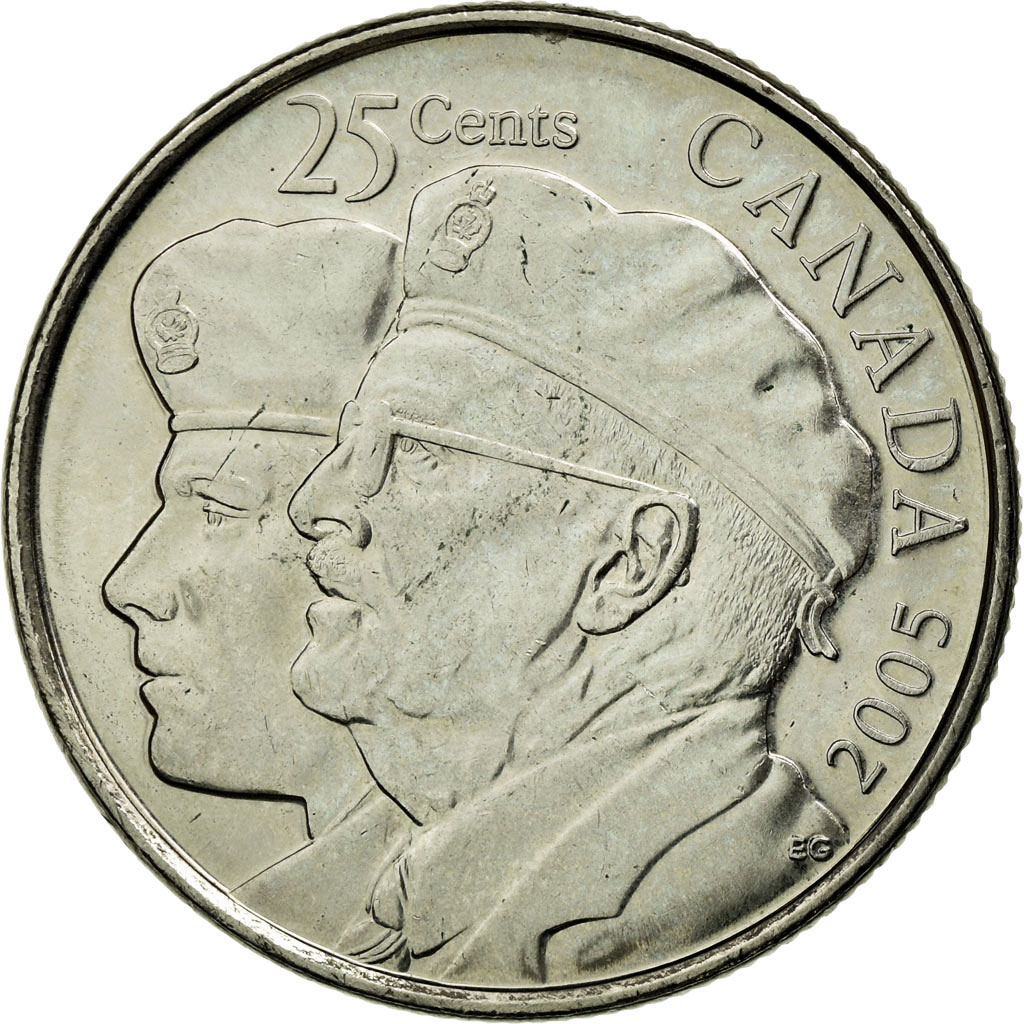 Coin, Canada, Elizabeth II, 25 Cents, 2005, Royal Canadian Mint,