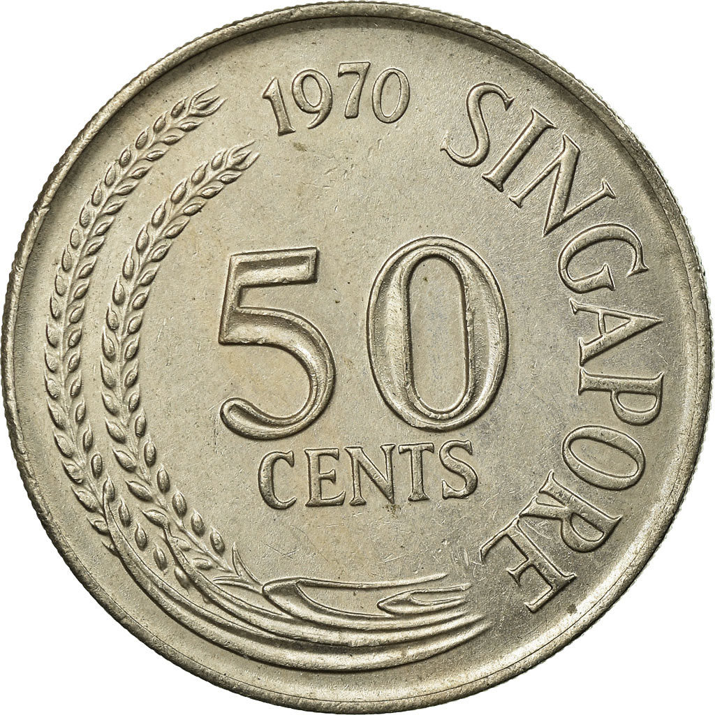 The Singapore Mint 50周年記念コイン　美品 693431R.jpg