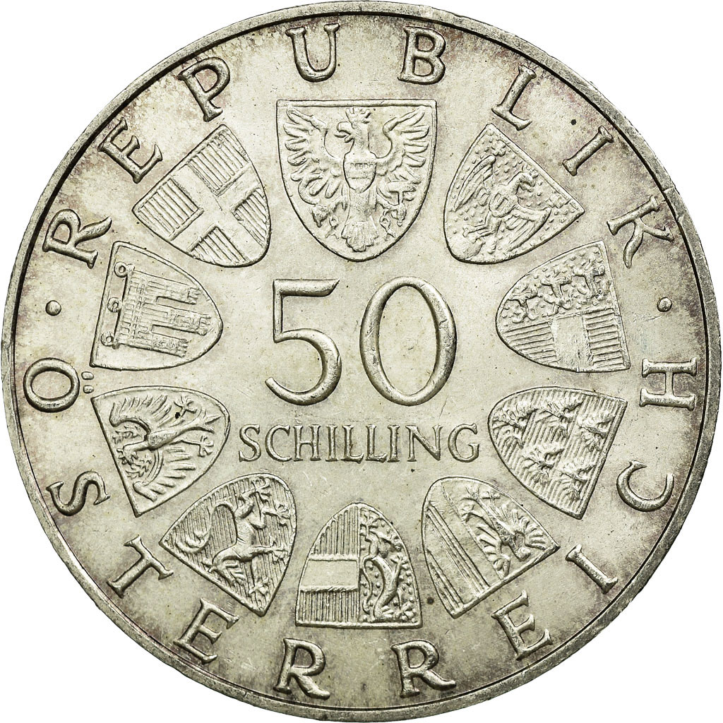 Coin, Austria, 50 Schilling, 1971, , Silver, KM:2911