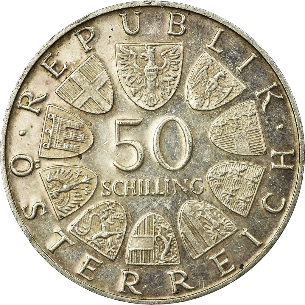 Coin, Austria, 50 Schilling, 1970, , Silver, KM:2909