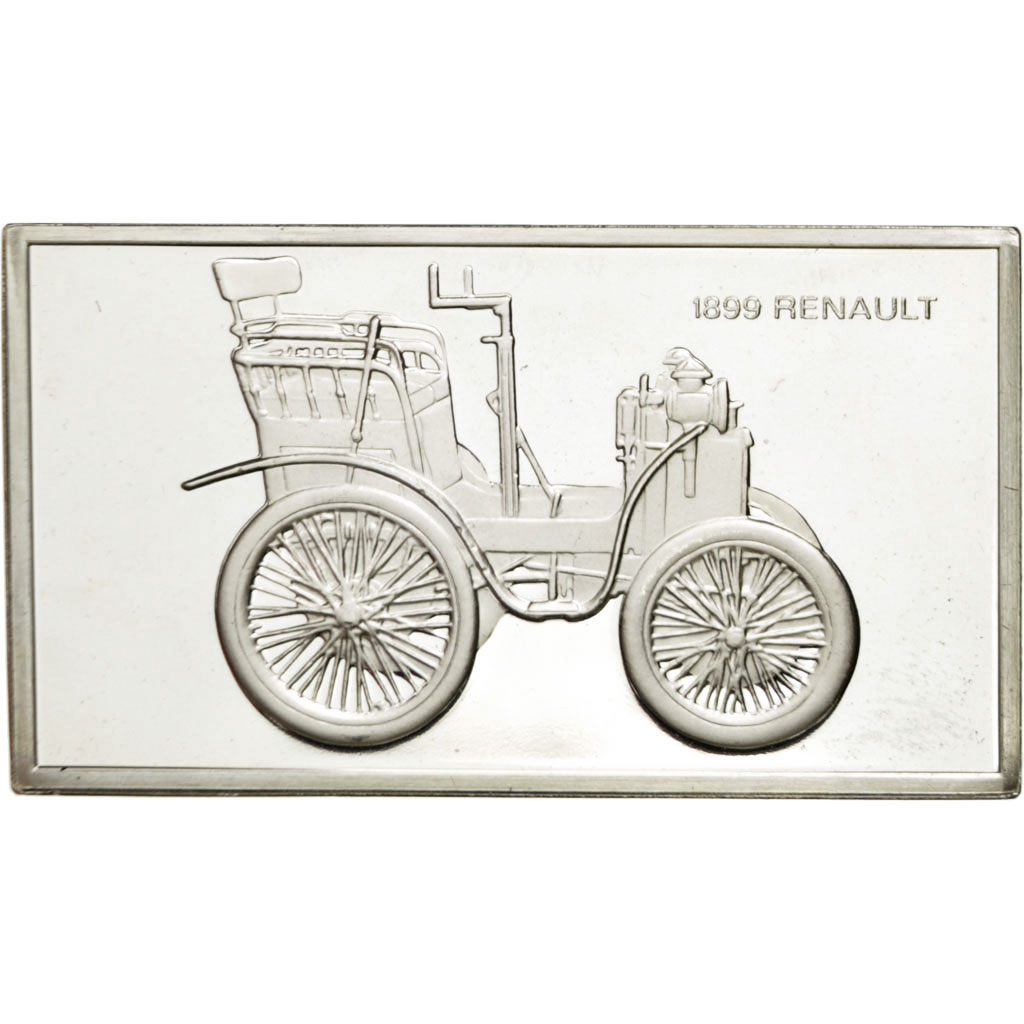 France, Medal, French Fifth Republic, Automobile, , Silver