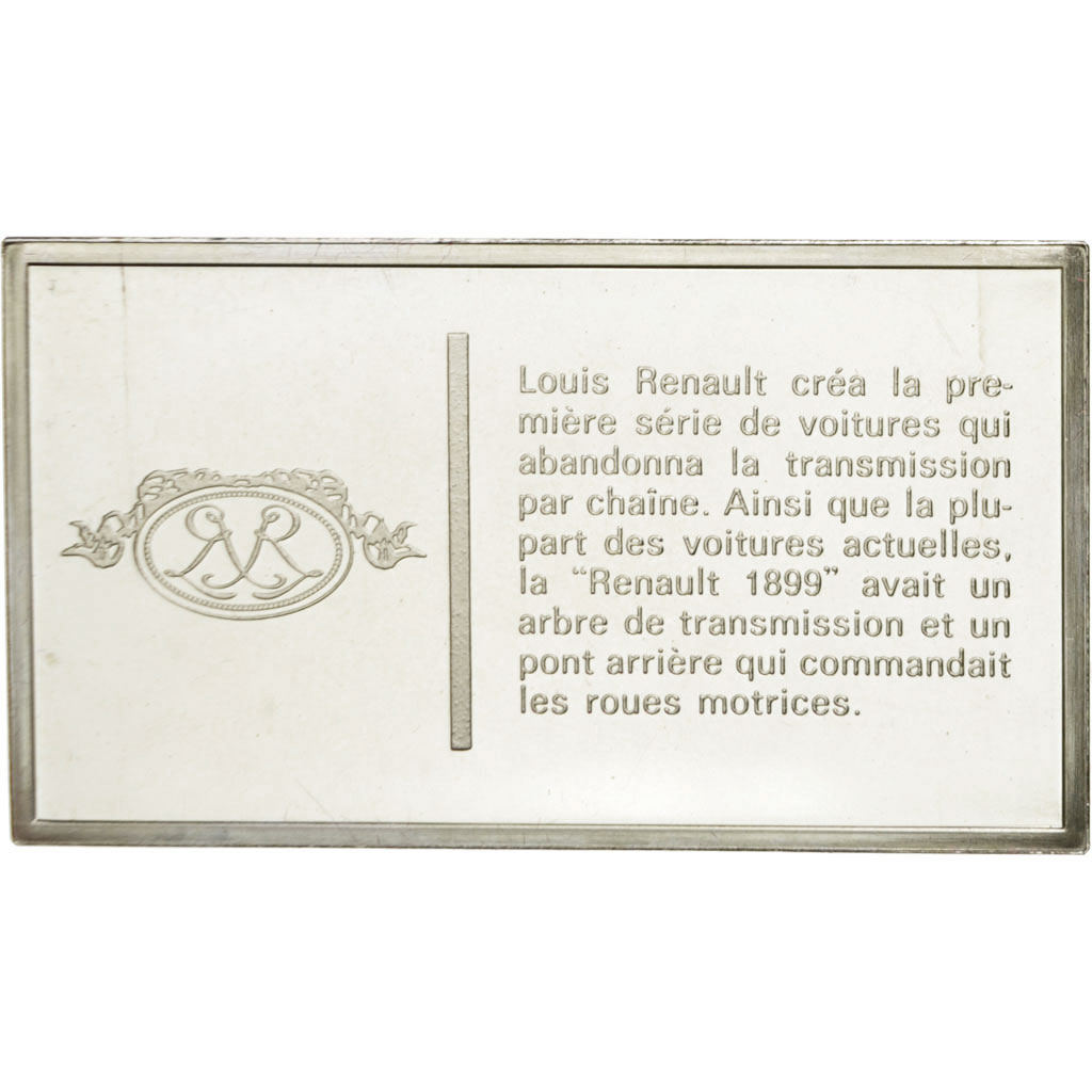 France, Medal, French Fifth Republic, Automobile, , Silver