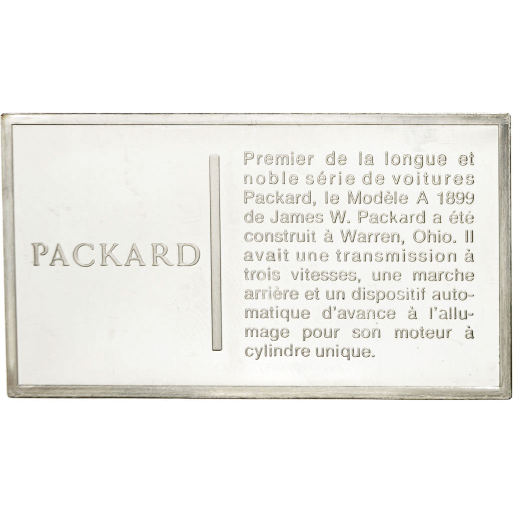 France, Medal, French Fifth Republic, Automobile, , Silver