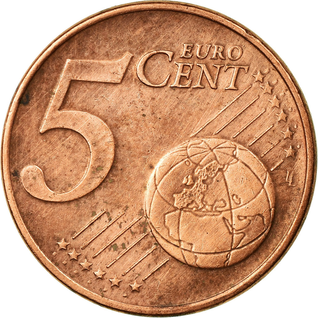 Österreich, 5 Euro Cent, 2003, SS, Copper Plated Steel, KM:3084