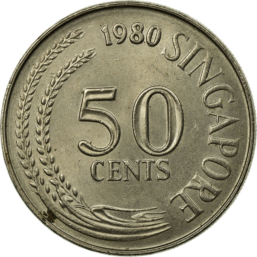 The Singapore Mint 50周年記念　美品 The Singapore Mint 50周年記念 美品 Coin, Singapore, 50 Cents