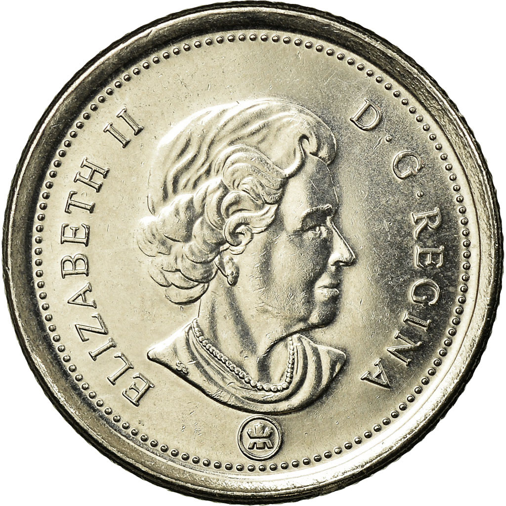 Coin, Canada, Elizabeth II, 10 Cents, 2009, Royal Canadian Mint