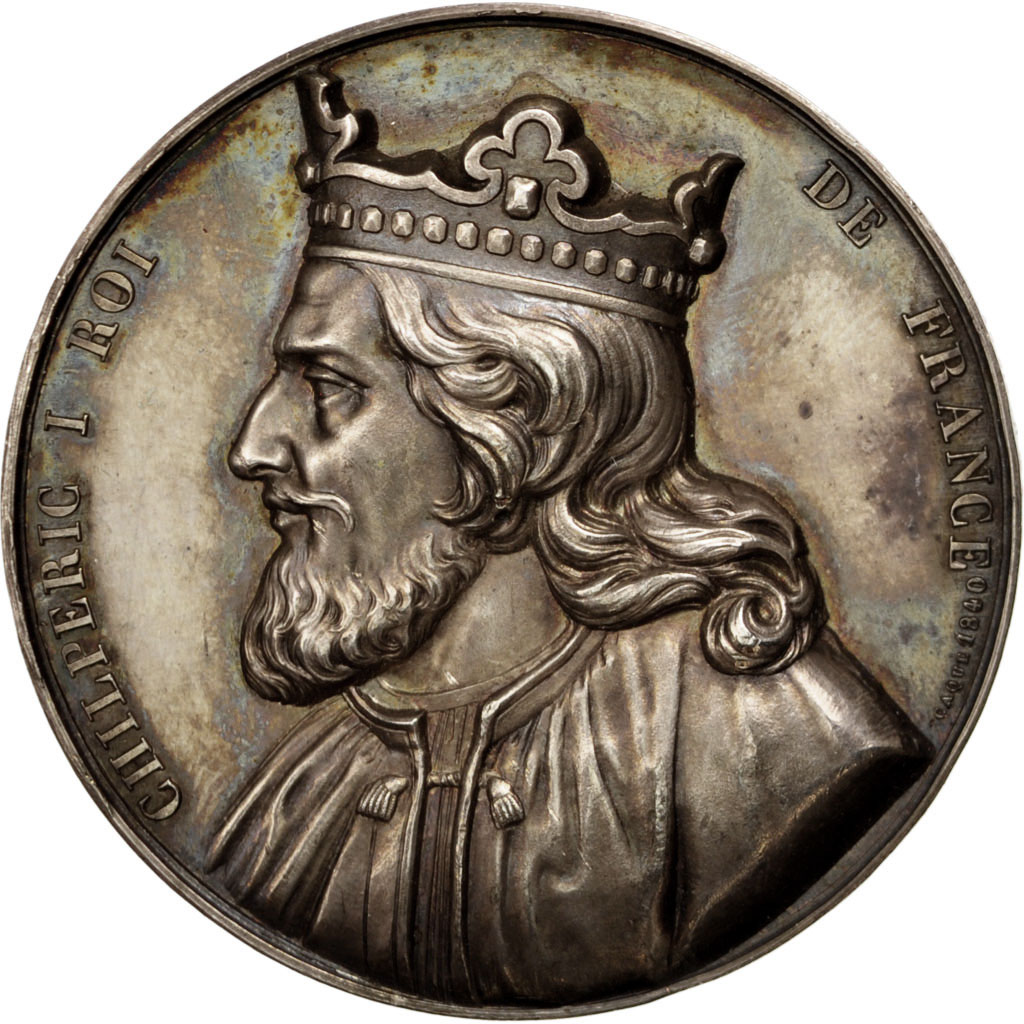 Frankrijk, Medal, Chilpéric I, History, Caqué, PR+, Koper