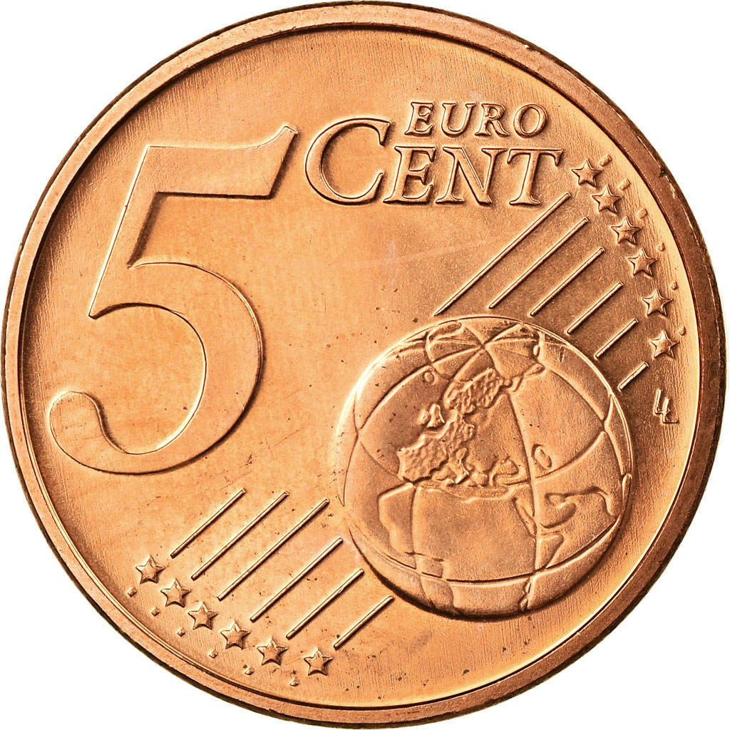 Österreich, 5 Euro Cent, 2007, UNZ, Copper Plated Steel, KM:3084