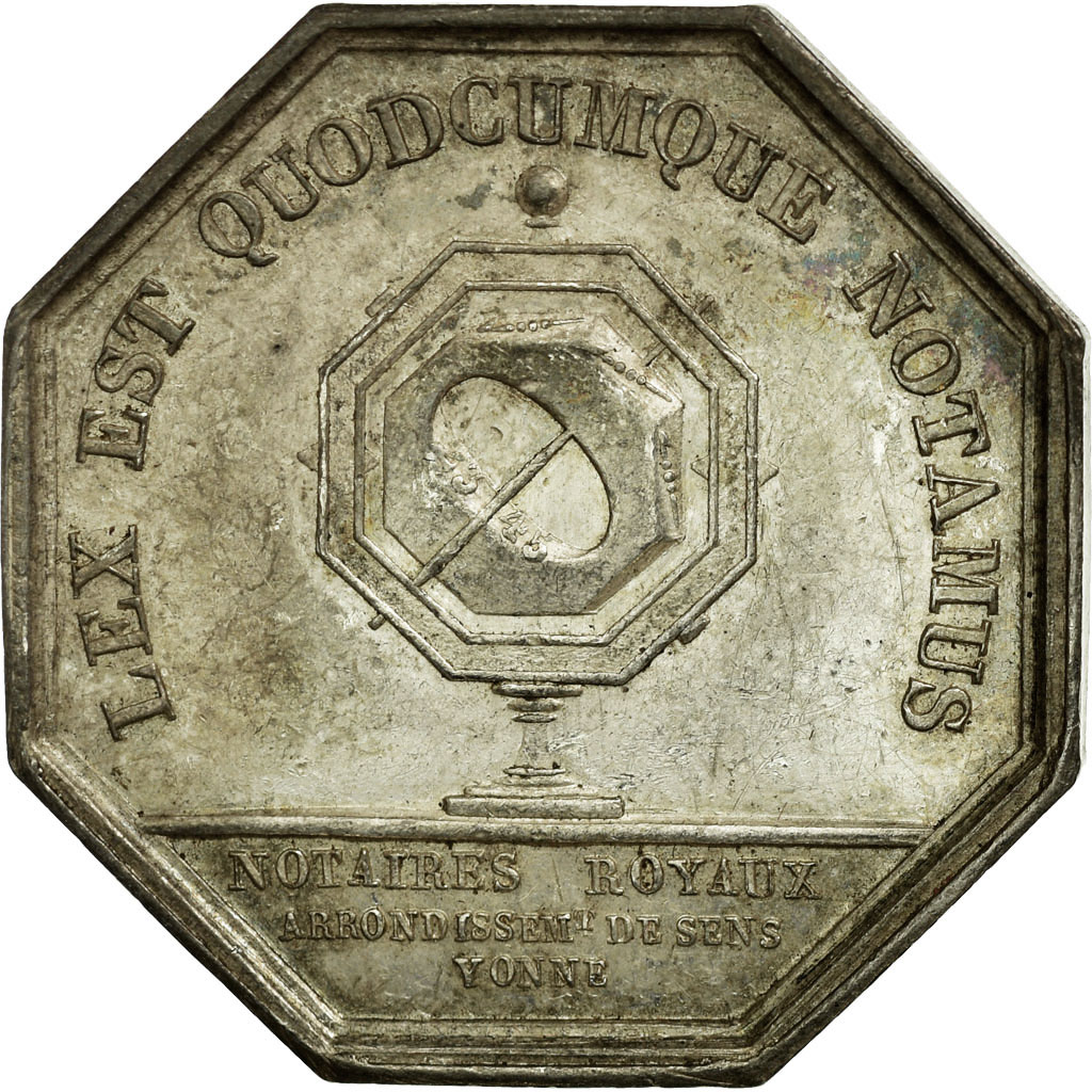 Frankrijk, Token, Notary, PR, Zilver, Lerouge:389
