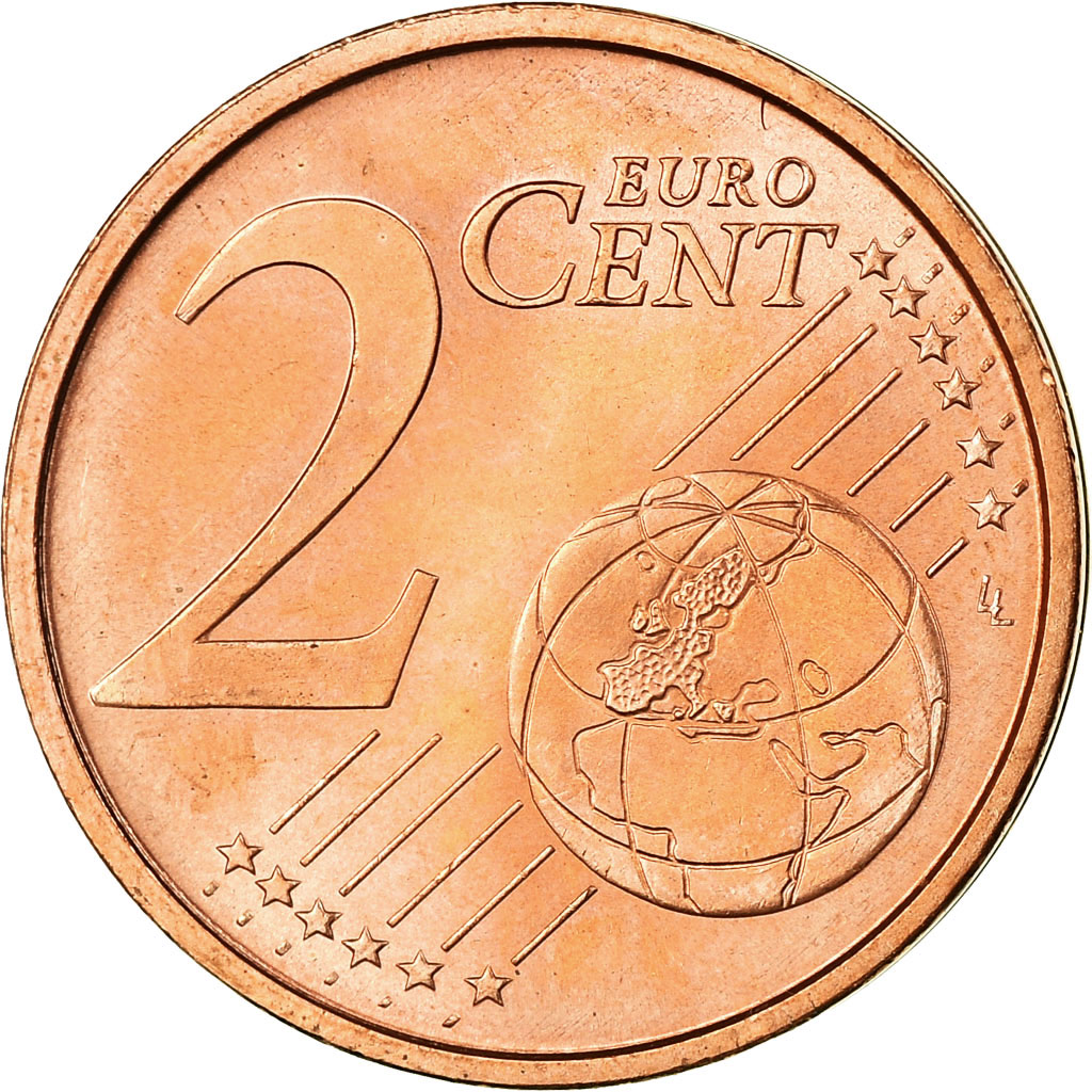 Spanien, 2 Euro Cent, 2008, UNZ, Copper Plated Steel, KM:1041