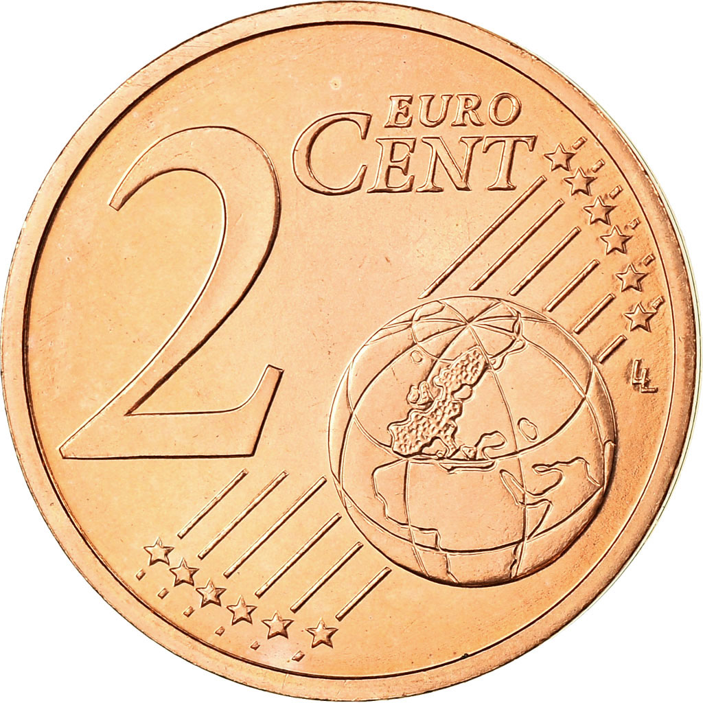 Frankreich, 2 Euro Cent, 2007, UNZ, Copper Plated Steel, KM:1283