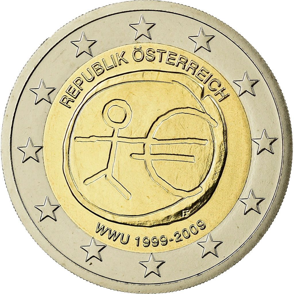 Österreich, 2 Euro, European Monetary Union, 2009, STGL, Bi-Metallic, KM:3175