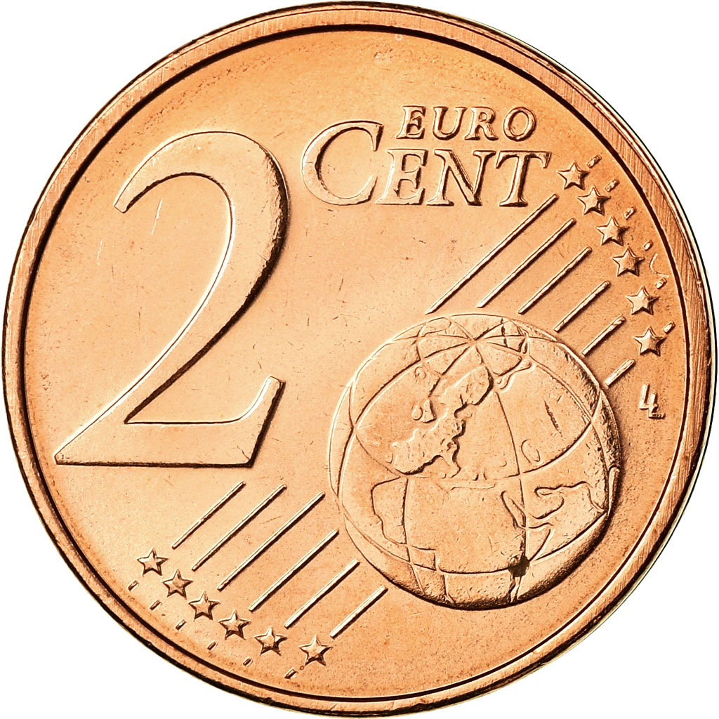 Luxemburgo, 2 Euro Cent, 2010, FDC, Cobre chapado en acero, KM:76
