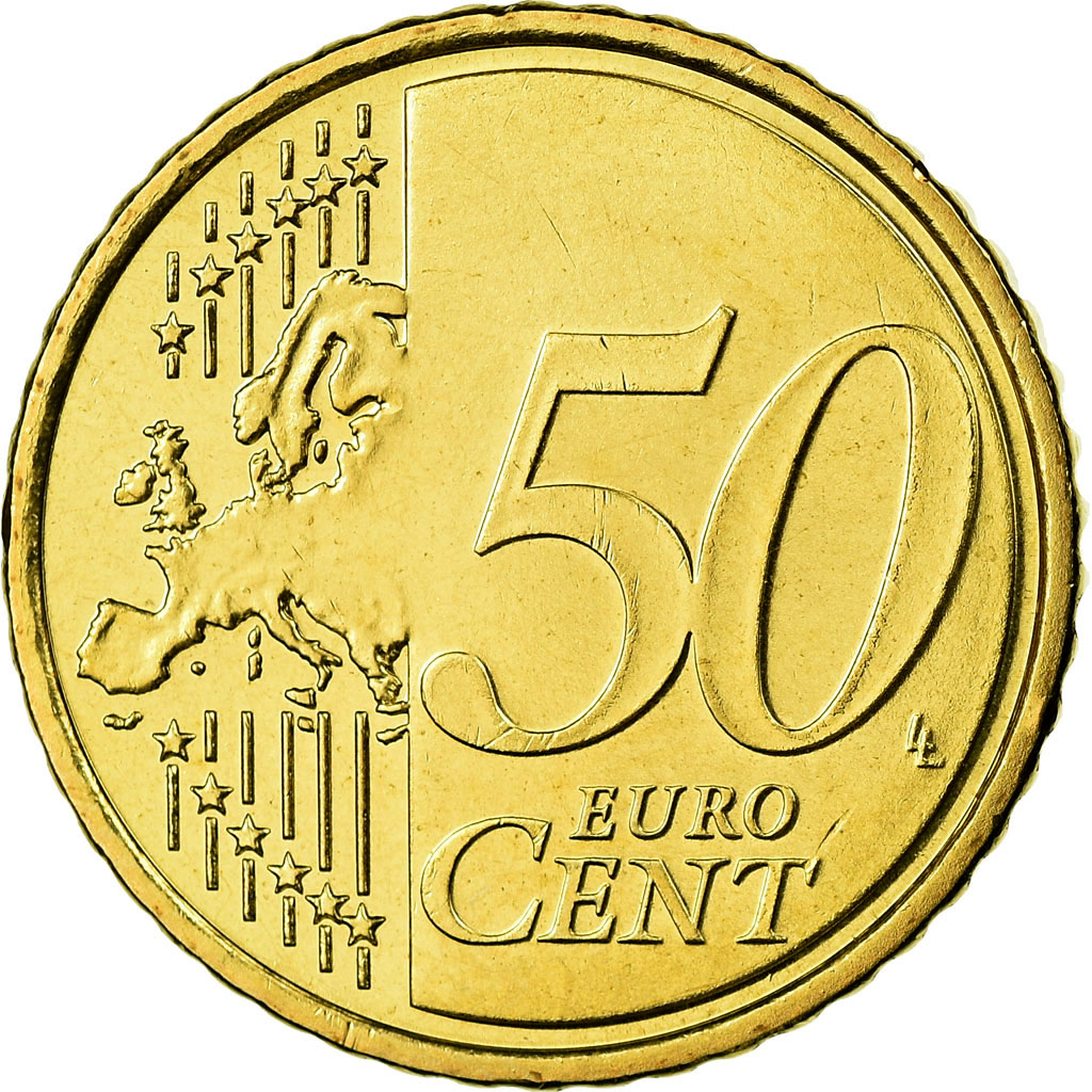 Zypern, 50 Euro Cent, 2008, STGL, Messing, KM:83