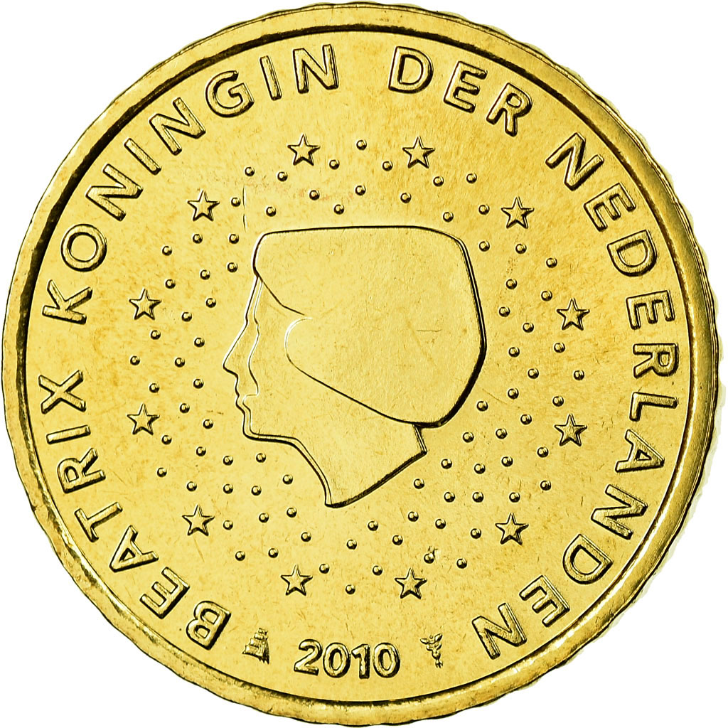 Niederlande, 50 Euro Cent, 2010, STGL, Messing, KM:270