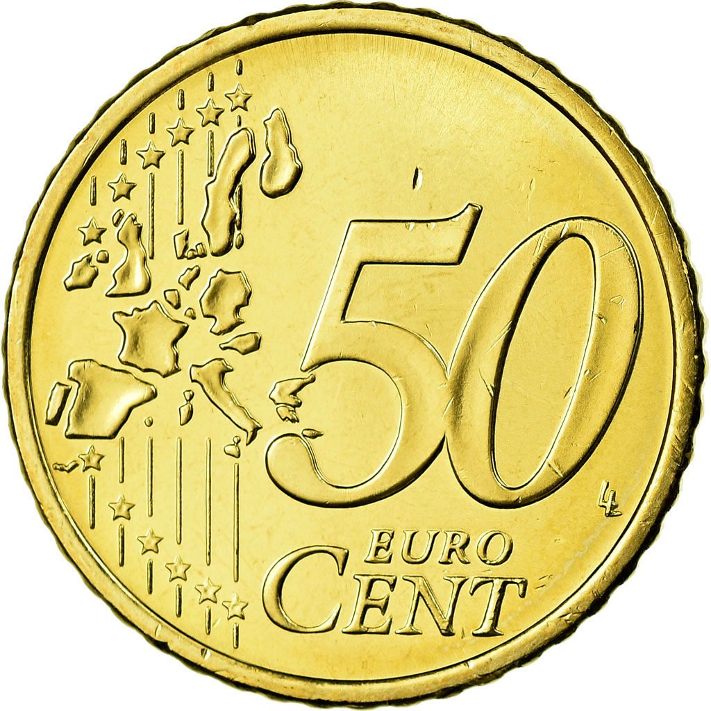 [#699726] Luxemburg, 50 Euro Cent, 2006, STGL, Messing, KM:80