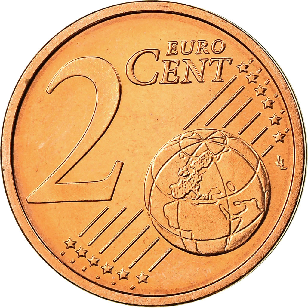 Bundesrepublik Deutschland, 2 Euro Cent, 2010, UNZ, Copper Plated Steel, KM:208