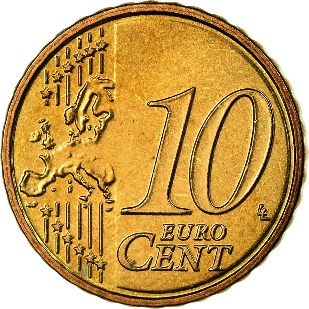 Slowakei, 10 Euro Cent, 2010, UNZ, Messing, KM:98