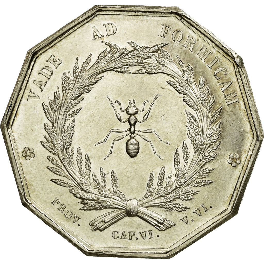 France, Token, Savings Bank, , Silver, Jacqmin:44