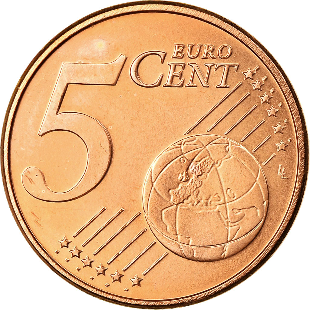 Luxemburg, 5 Euro Cent, 2010, UNZ, Copper Plated Steel, KM:77