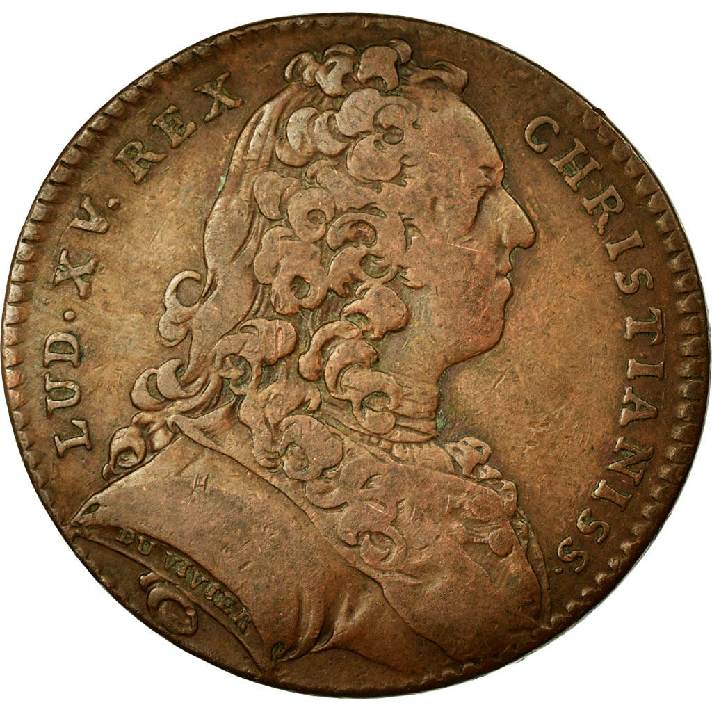 France, Token, Royal, 1736, , Copper, Feuardent:2769