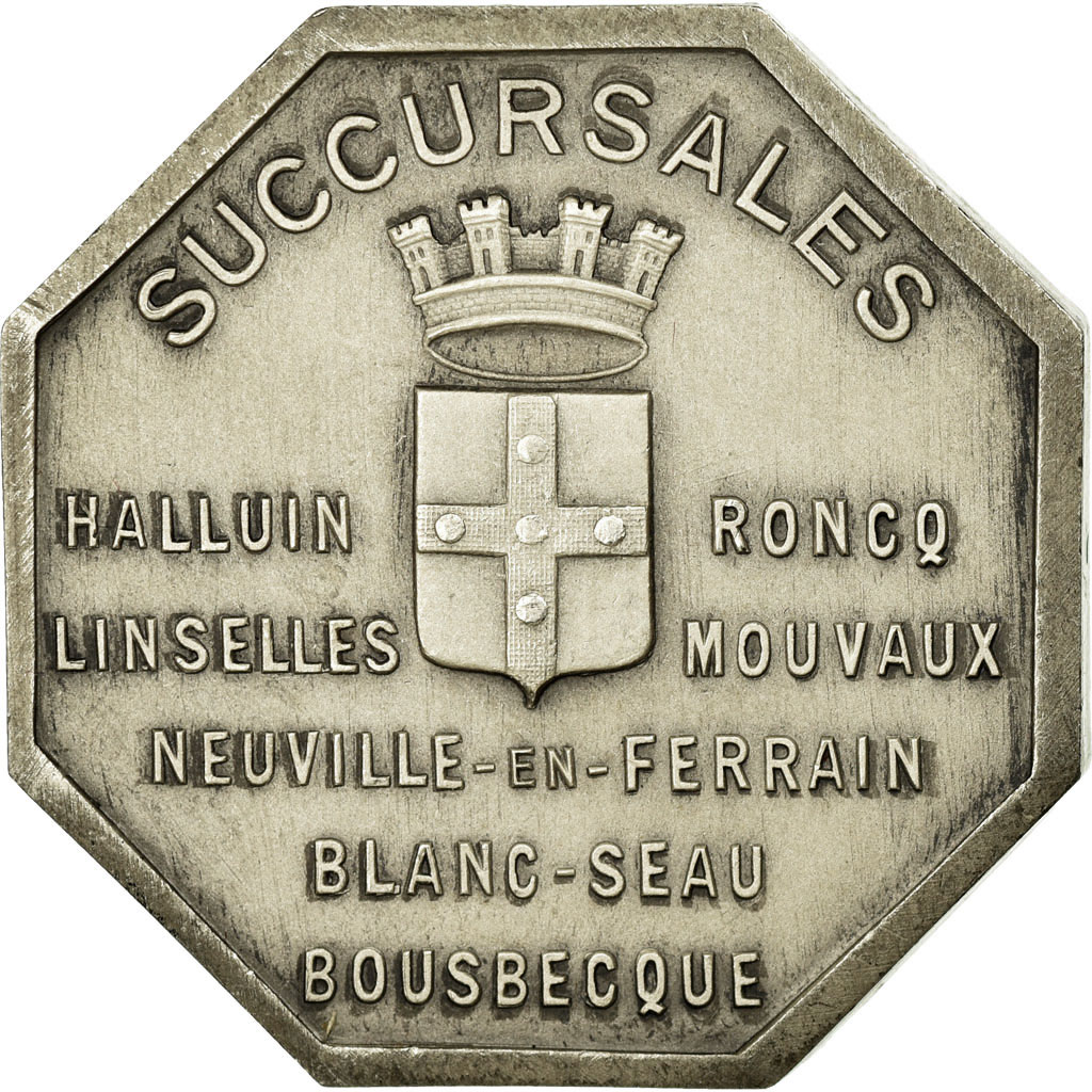 France, Token, Savings Bank, 1843, , Silver