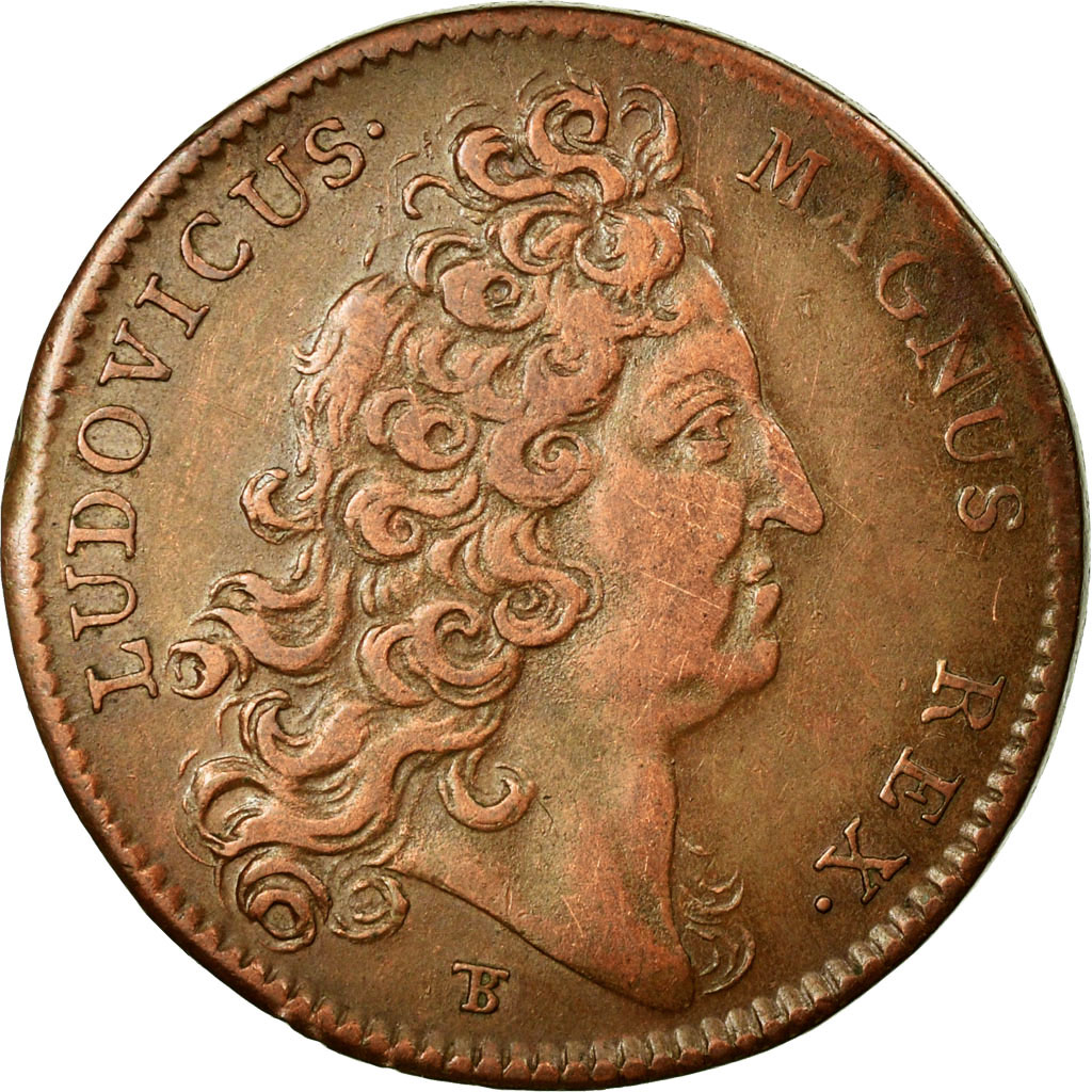 France, Token, Royal, 1712, , Copper, Feuardent:748