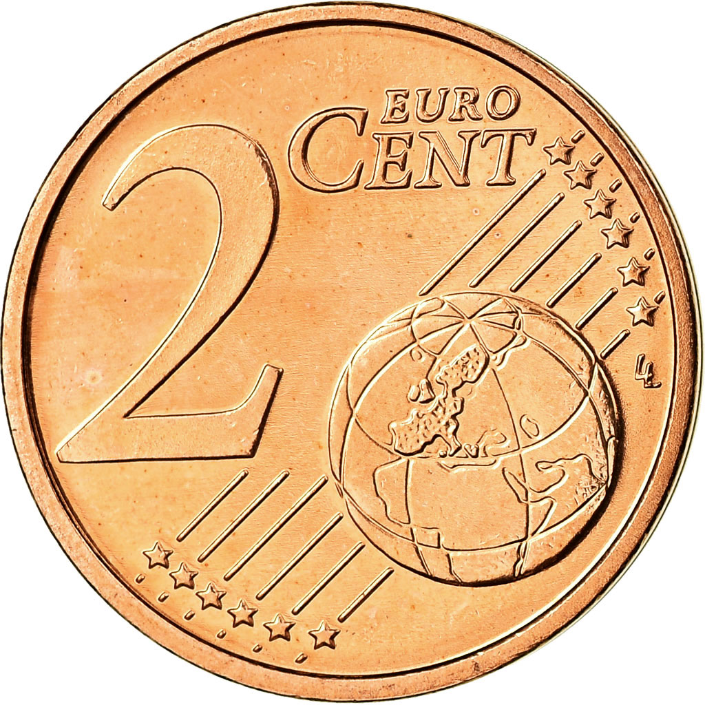 Latvia, 2 Euro Cent, 2014, UNZ, Copper Plated Steel