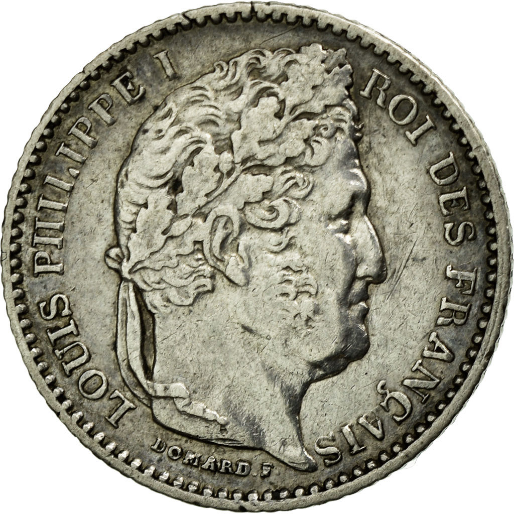 Coin, France, Louis-Philippe, 25 Centimes, 1845, Rouen, , Silver