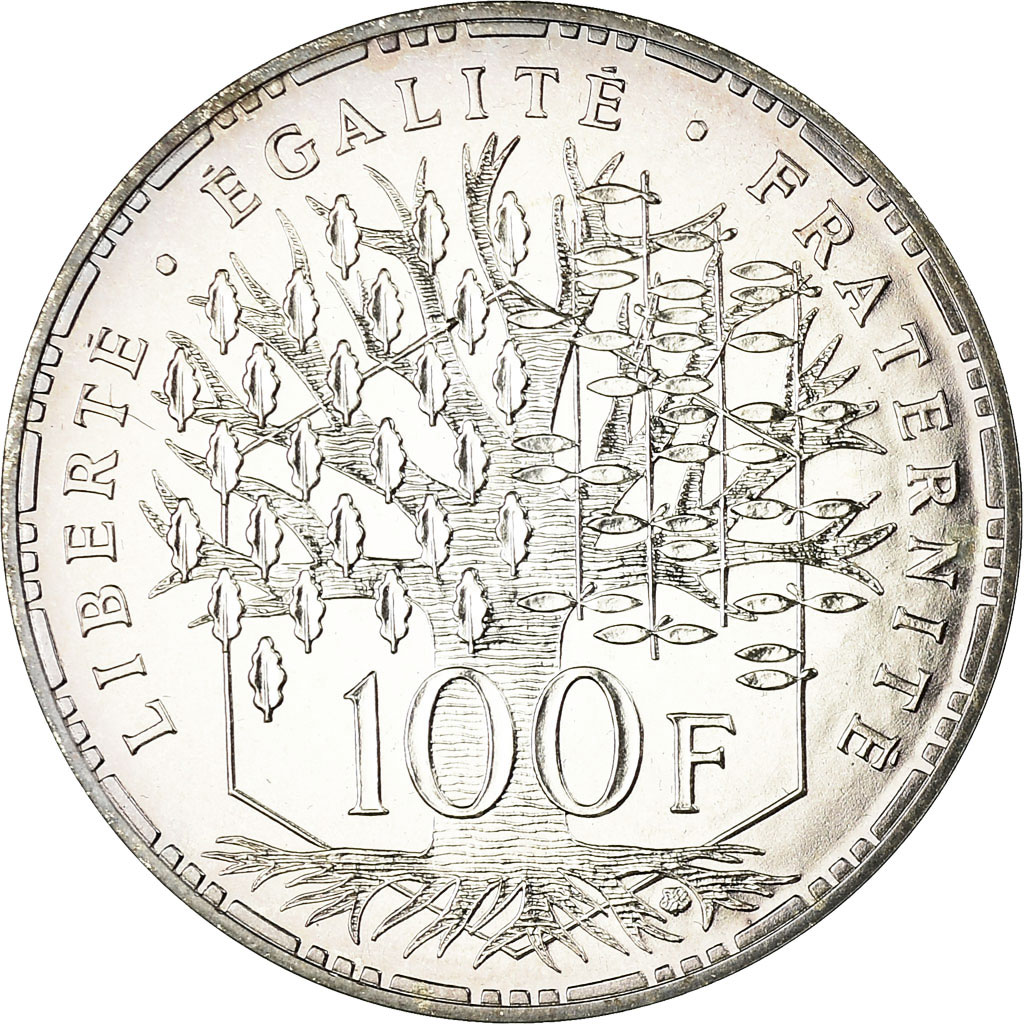 Coin, France, Panthéon, 100 Francs, 1988, Paris, , Silver, KM:951.1