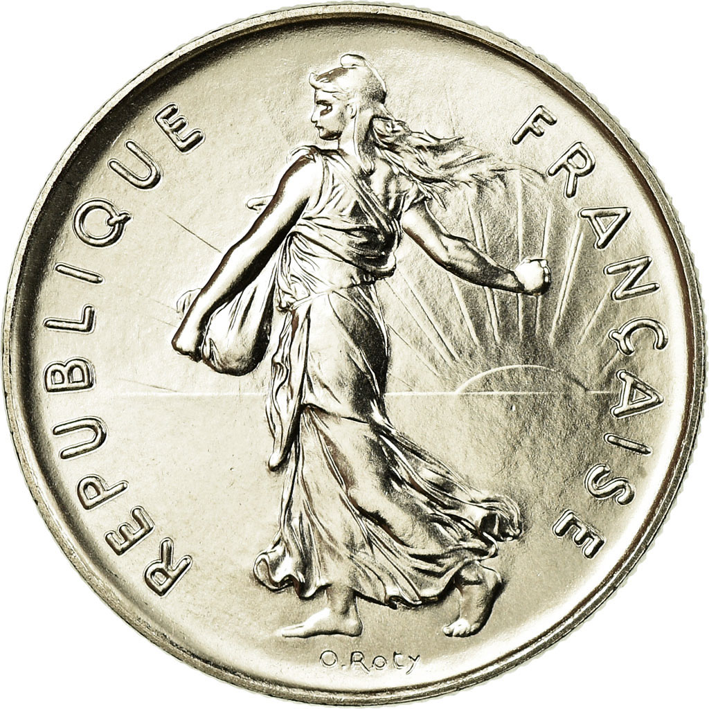Coin, France, Semeuse, 5 Francs, 1986, Paris, MS(65-70), Nickel Clad