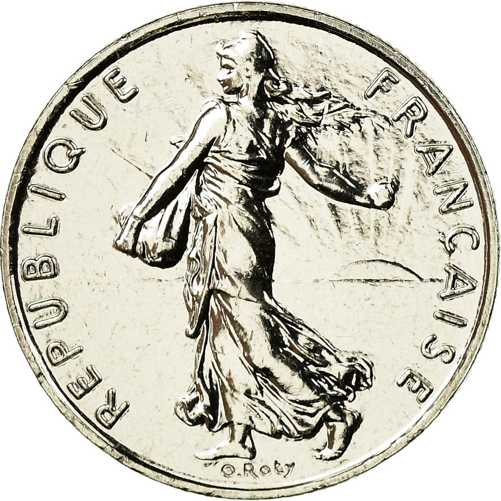 Moneda, Francia, Semeuse, 1/2 Franc, 2000, Paris, FDC, Níquel, KM:931.2