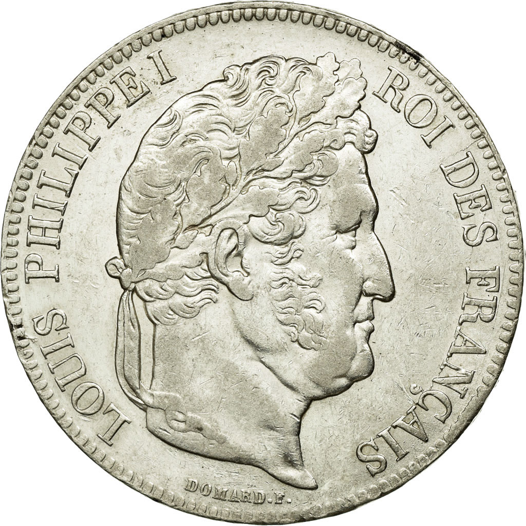 Coin, France, Louis-Philippe, 5 Francs, 1835, Rouen, , Silver