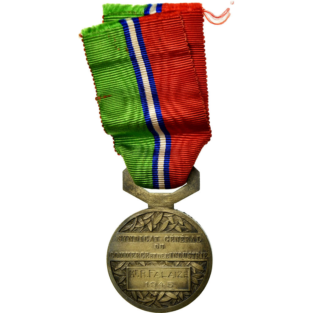 France, Syndicat Général du Commerce et de l'Industrie, Medal, 1945